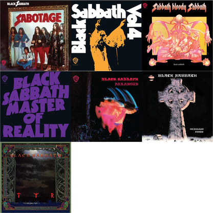 Sabotage & Vol. 4 & Sabbath Bloody Sabbath & Master Of Reality & Paranoid & Headless Cross (2024 Remaster) & Tyr (2024 Remaster)