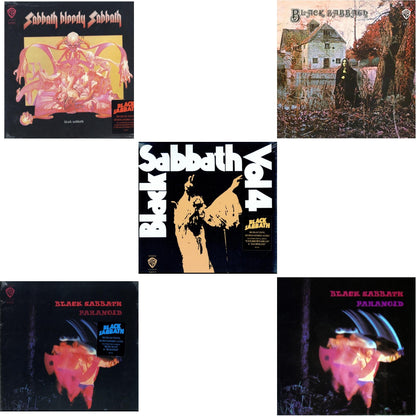 Vol. 4 (180G) & Sabbath Bloody Sabbath (180G) & Black Sabbath (180G) & Paranoid (180G) & Paranoid