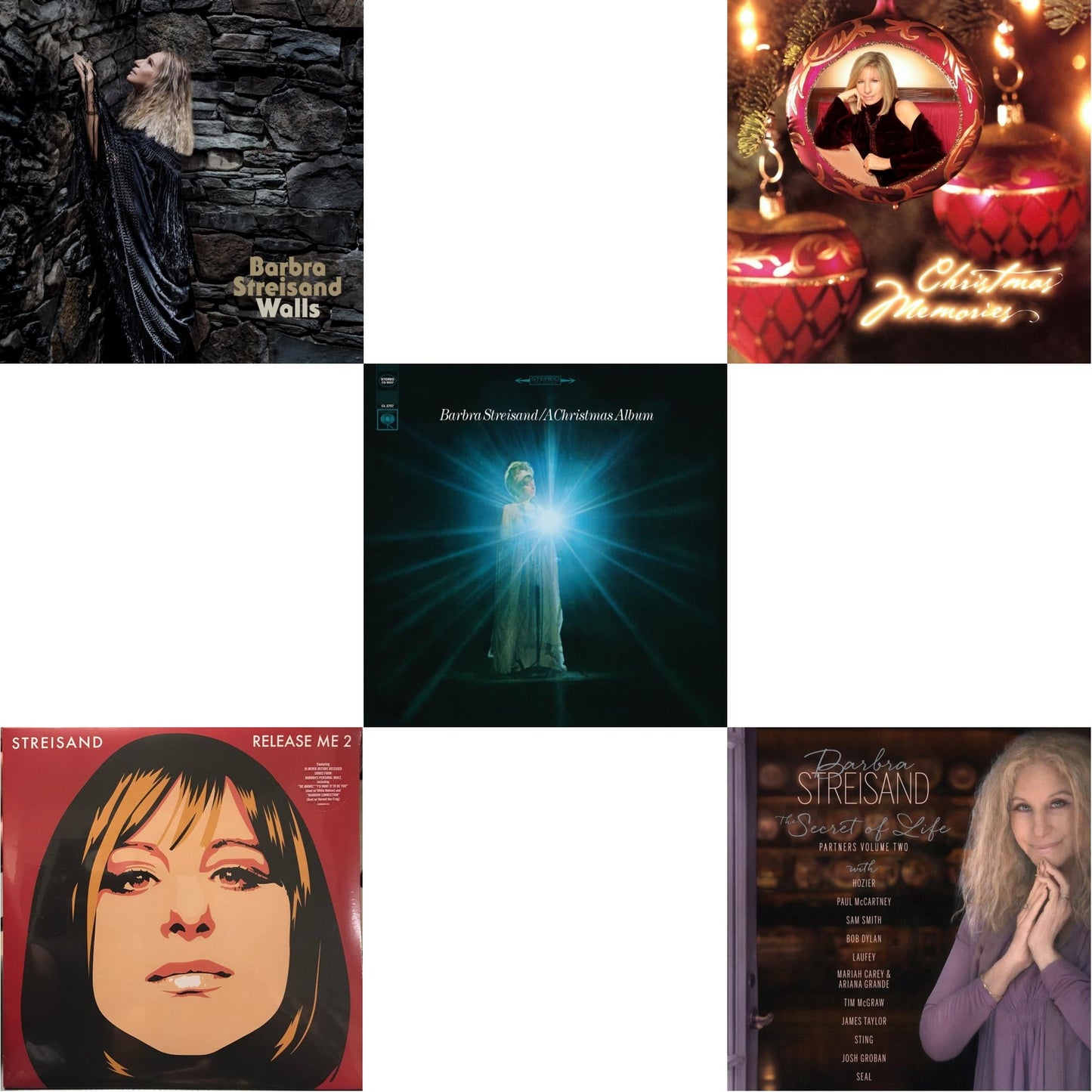 Walls (150G/Dl Code) & Release Me 2 & Christmas Album & Christmas Memories & Secret Of Life: Partners, Volume 2 (Blush LP Vinyl)