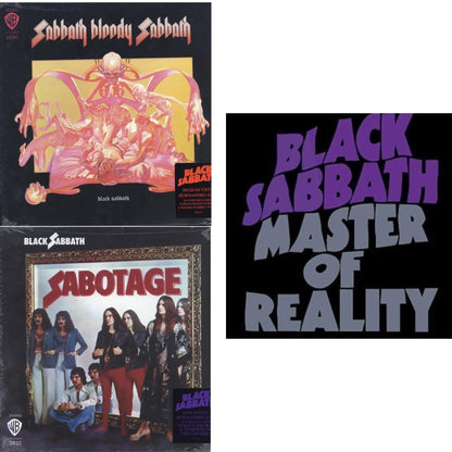 Sabotage (180G) & Sabbath Bloody Sabbath (180G) & Master Of Reality