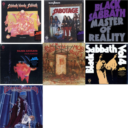 Sabotage (180G) & Vol. 4 (180G) & Sabbath Bloody Sabbath (180G) & Paranoid (180G) & Master Of Reality & Mob Rules (Deluxe/2LP) & Dehumanizer (Deluxe Edition/2LP) (Rocktober)