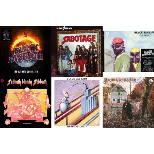 Ultimate Collection & Sabotage & Never Say Die & Sabbath Bloody Sabbath & Technical Ecstasy & Black Sabbath