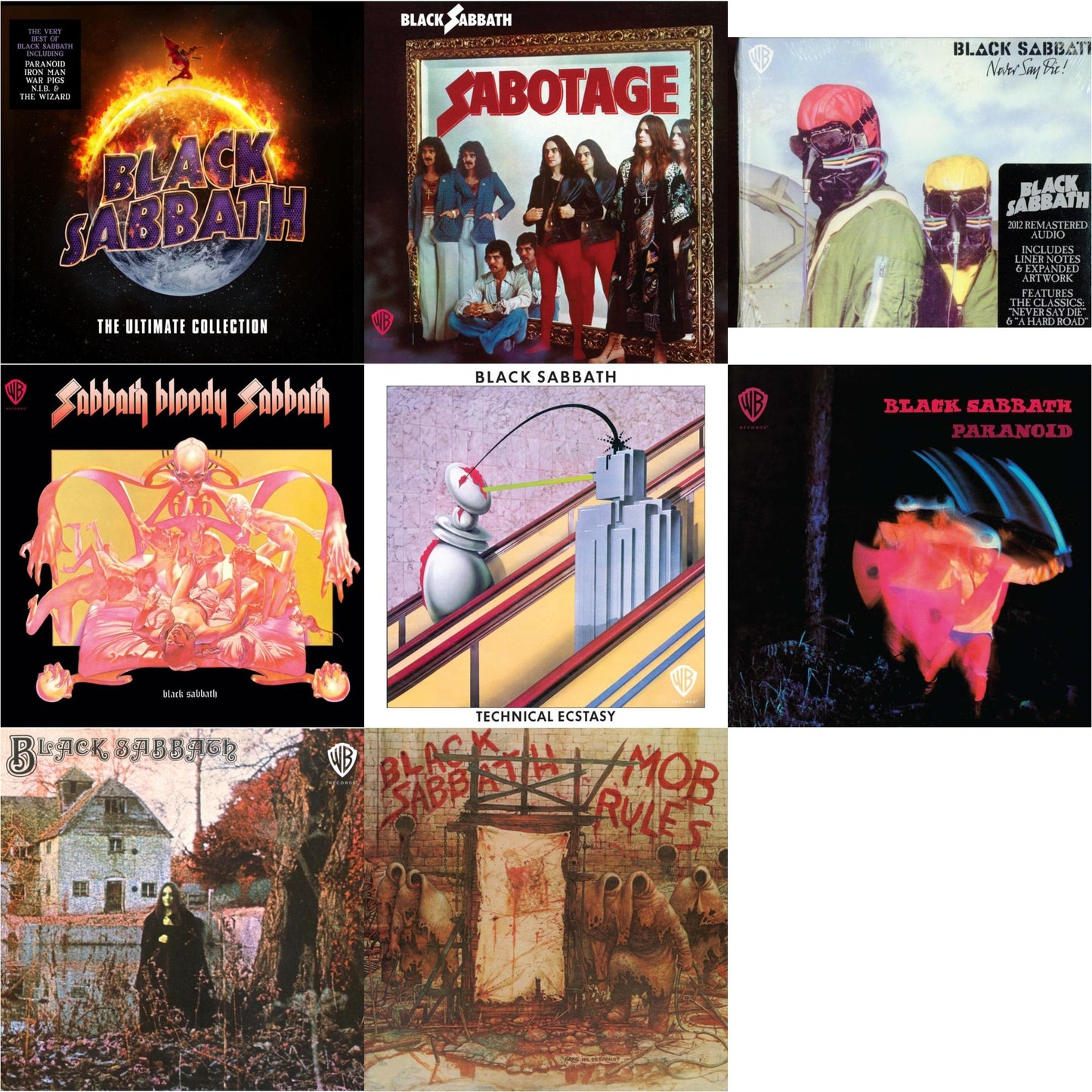 Ultimate Collection & Sabotage & Never Say Die & Sabbath Bloody Sabbath & Technical Ecstasy & Paranoid & Black Sabbath & Mob Rules (Deluxe/2CD)