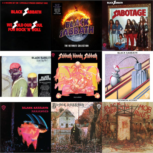 We Sold Our Soul For Rock N Roll & Ultimate Collection & Sabotage & Never Say Die & Sabbath Bloody Sabbath & Technical Ecstasy & Paranoid & Black Sabbath & Mob Rules (Deluxe/2CD)