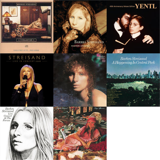 Collection: Greatest Hits & More & Higher Ground & Yentl: 40Th Anniversary Deluxe Edition (2CD) & Streisand: Live In Concert 2006 & Wet & Happening In Central Park & Live Concert At The Forum & Lazy Afternoon