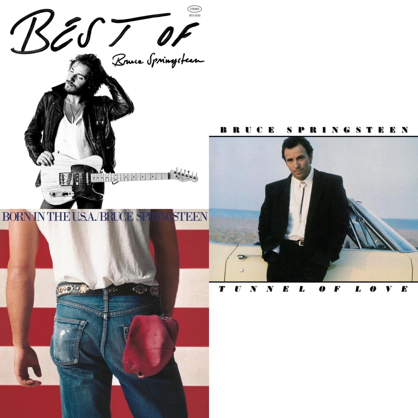 Best Of Bruce Springsteen (2LP) & Born In The U.S.A. (180G) & Tunnel Of Love (2 LP) (140G/Dl Code)