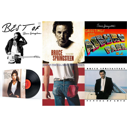 Best Of Bruce Springsteen (2LP) & Magic (180G) & Greetings From Asbury Park N.J. (180G) & Darkness On The Edge Of Town (180G) & Born In The U.S.A. (180G) & Tunnel Of Love (2 LP) (140G/Dl Code)