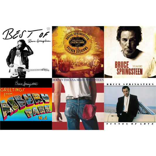 Best Of Bruce Springsteen (2LP) & We Shall Overcome: Seeger Sessions (2LP/180G) & Magic (180G) & Greetings From Asbury Park N.J. (180G) & Born In The U.S.A. (180G) & Tunnel Of Love (2 LP) (140G/Dl Code)