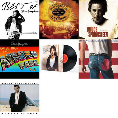 Best Of Bruce Springsteen (2LP) & We Shall Overcome: Seeger Sessions (2LP/180G) & Magic (180G) & Greetings From Asbury Park N.J. (180G) & Darkness On The Edge Of Town (180G) & Born In The U.S.A. (180G) & Tunnel Of Love (2 LP) (140G/Dl Code)
