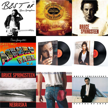 Best Of Bruce Springsteen (2LP) & We Shall Overcome: Seeger Sessions (2LP/180G) & Magic (180G) & Greetings From Asbury Park N.J. (180G) & Wild The Innocent & The E Street Shuffle (180G) & Darkness On The Edge Of Town (180G) & Nebraska (180G)