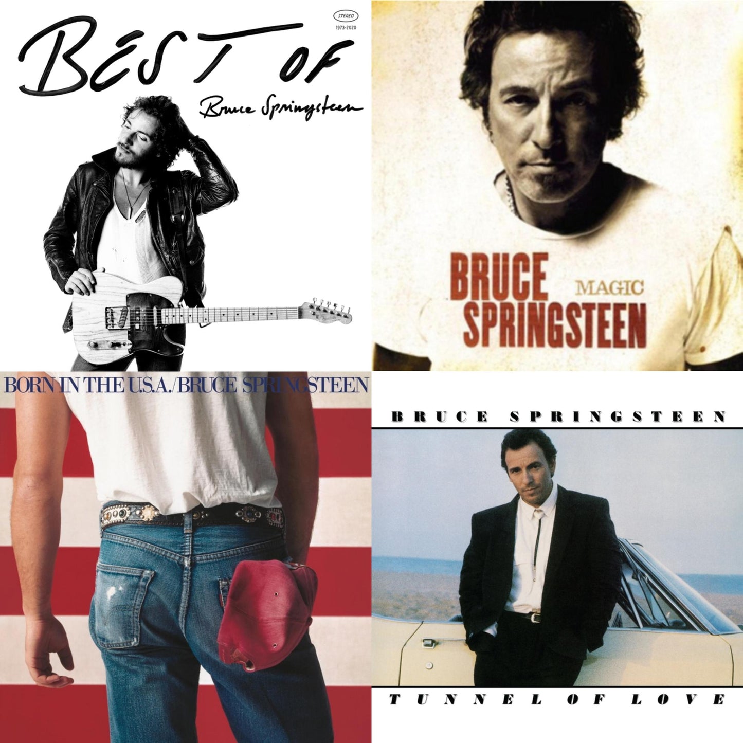 Best Of Bruce Springsteen (2LP) & Magic (180G) & Born In The U.S.A. (180G) & Tunnel Of Love (2 LP) (140G/Dl Code)