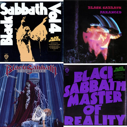 Vol. 4 (180G) & Master Of Reality (180G) & Paranoid & Dehumanizer (Deluxe Edition/2LP) (Rocktober)
