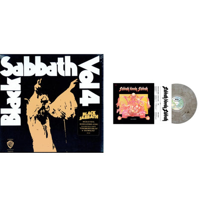 This is a 2 LP Vinyl SKU bundle.
1.This LP Vinyl is brand new.Format: LP VinylMusic Style: Heavy MetalThis item's title is: Vol. 4 (180G)Artist: Black SabbathLabel: RHINO/WARNER BROS.Barcode: 081227946609Release Date: 8/5/2016
2.This LP Vinyl is brand new.