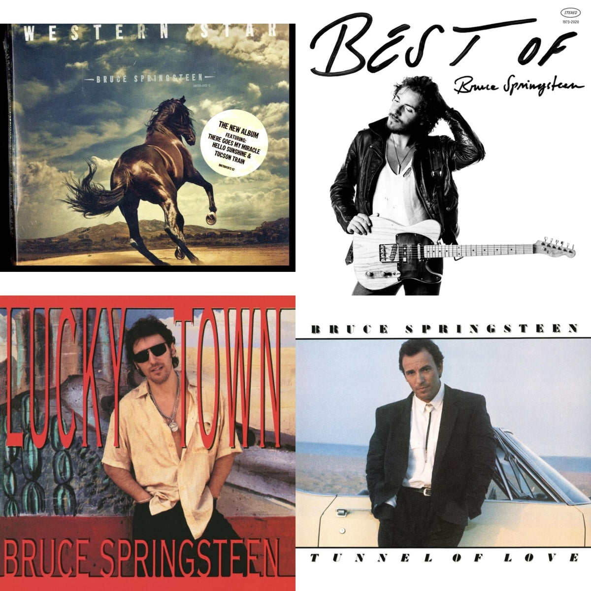 Western Stars & Best Of Bruce Springsteen & Lucky Town & Tunnel Of Love