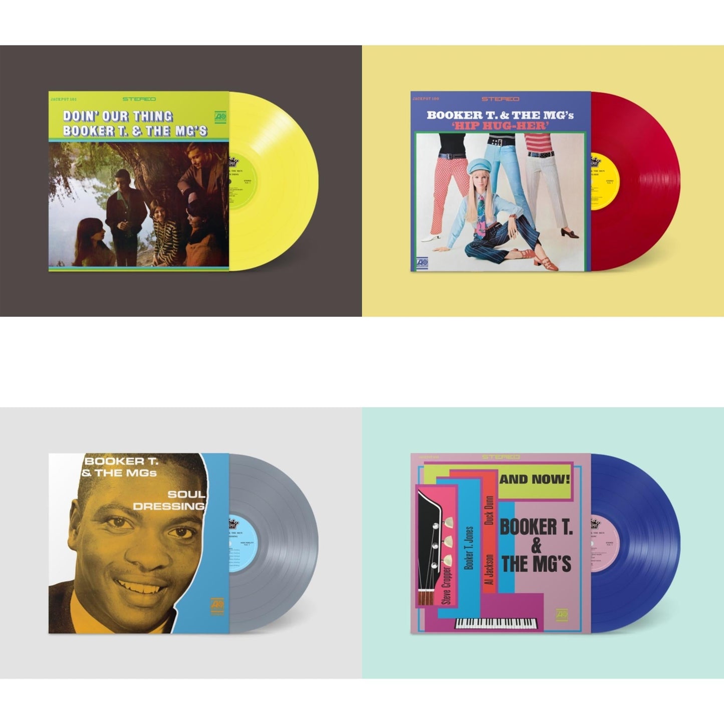 This is a 4 LP Vinyl SKU bundle.
1.This LP Vinyl is brand new.Format: LP VinylThis item's title is: Doin Our Thing (Yellow LP Vinyl) (Ams Exclusive)Artist: Booker T & The MgsLabel: JACKPOT RECORDSBarcode: 843563157060Release Date: 10/6/2023
2.This LP Vinyl is brand new.