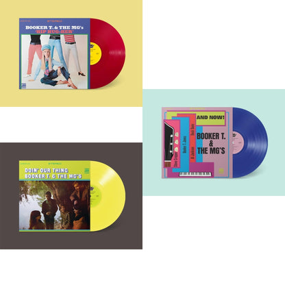 This is a 3 LP Vinyl SKU bundle.
1.This LP Vinyl is brand new.Format: LP VinylThis item's title is: Hip Hug-Her (Apple Red LP Vinyl) (Ams Exclusive)Artist: Booker T & The MgsLabel: JACKPOT RECORDSBarcode: 843563157039Release Date: 10/6/2023
2.This LP Vinyl is brand new.