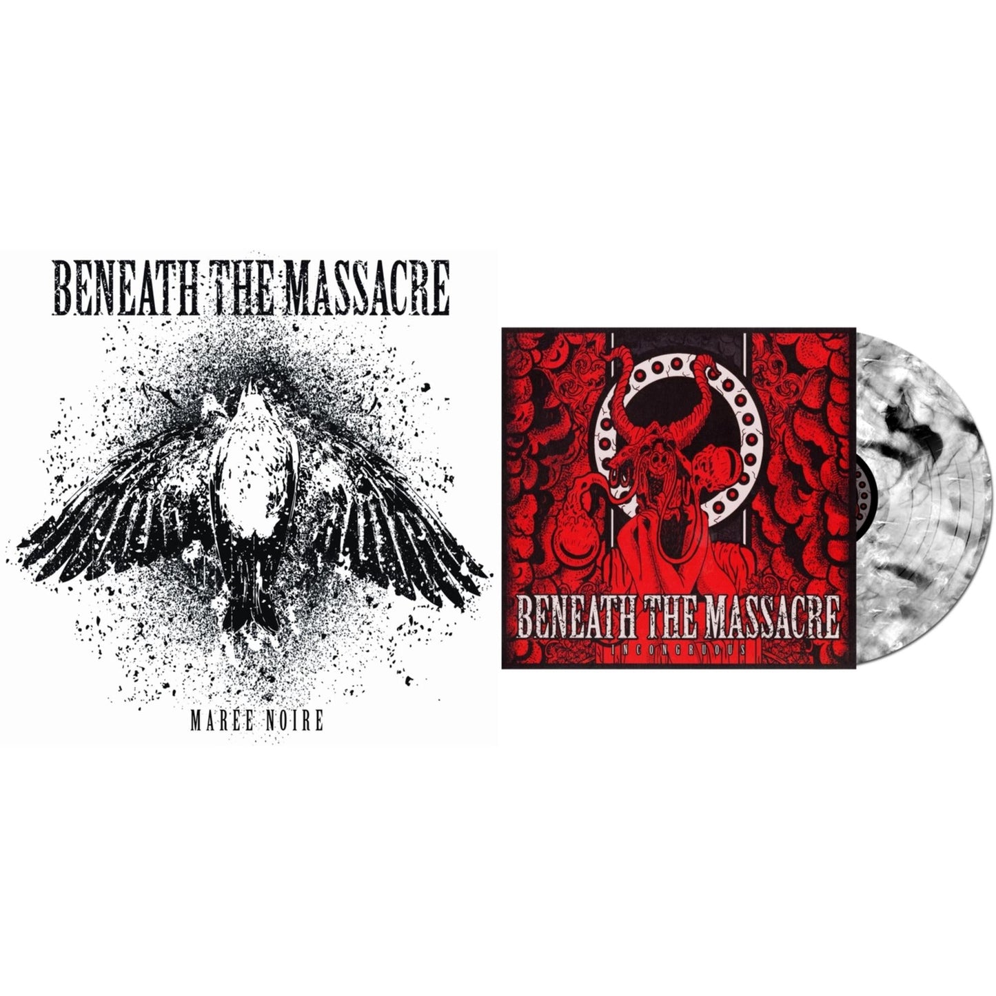 Incongruous (White W/ Black Swirl LP Vinyl) & Maree Noire (White W/ Black Swirl LP Vinyl)