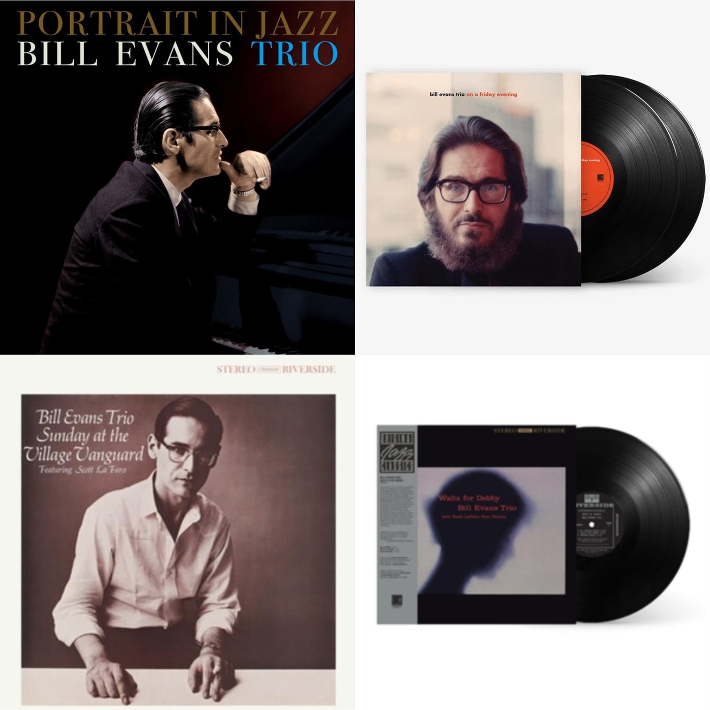 Portrait In Jazz & On A Friday Evening (2LP) & Sunday At The Village Vanguard & Waltz For Debby (Original Jazz Classics Series)