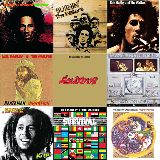 Natty Dread (180G) & Burnin (180G) & Catch A Fire & Rastaman Vibration & Exodus & Babylon By Bus & Kaya & Survival (180G) & Confrontation