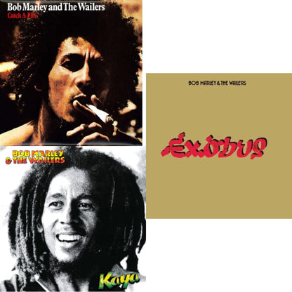 Bob & The Wailers Marley - Catch A Fire & Exodus & Kaya - LP Vinyl Bundle