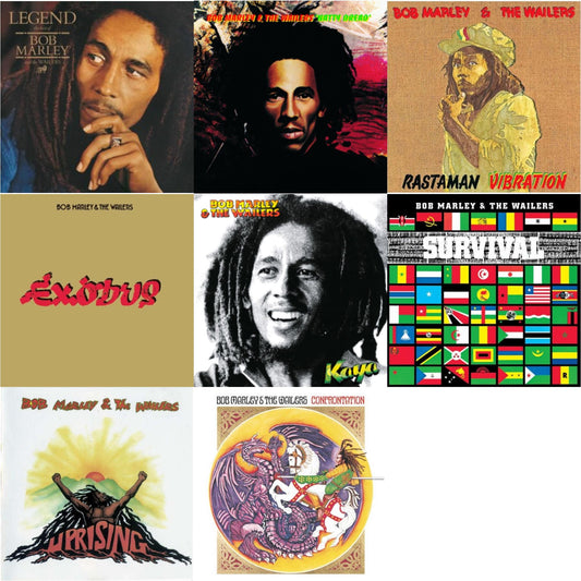 Legend & Natty Dread (180G) & Rastaman Vibration & Exodus & Kaya & Survival (180G) & Uprising & Confrontation