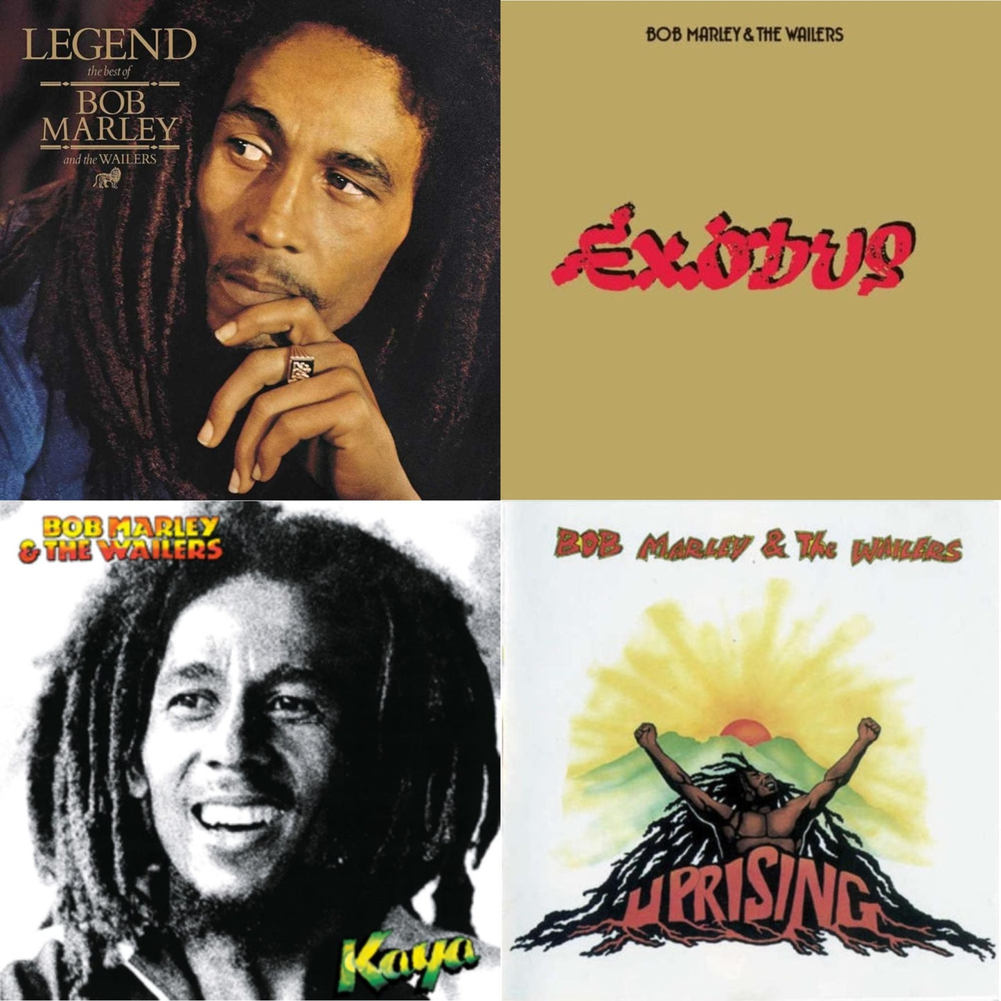 Legend - The Best Of Bob Marley & The Wailers (2LP) & Exodus & Kaya & Uprising