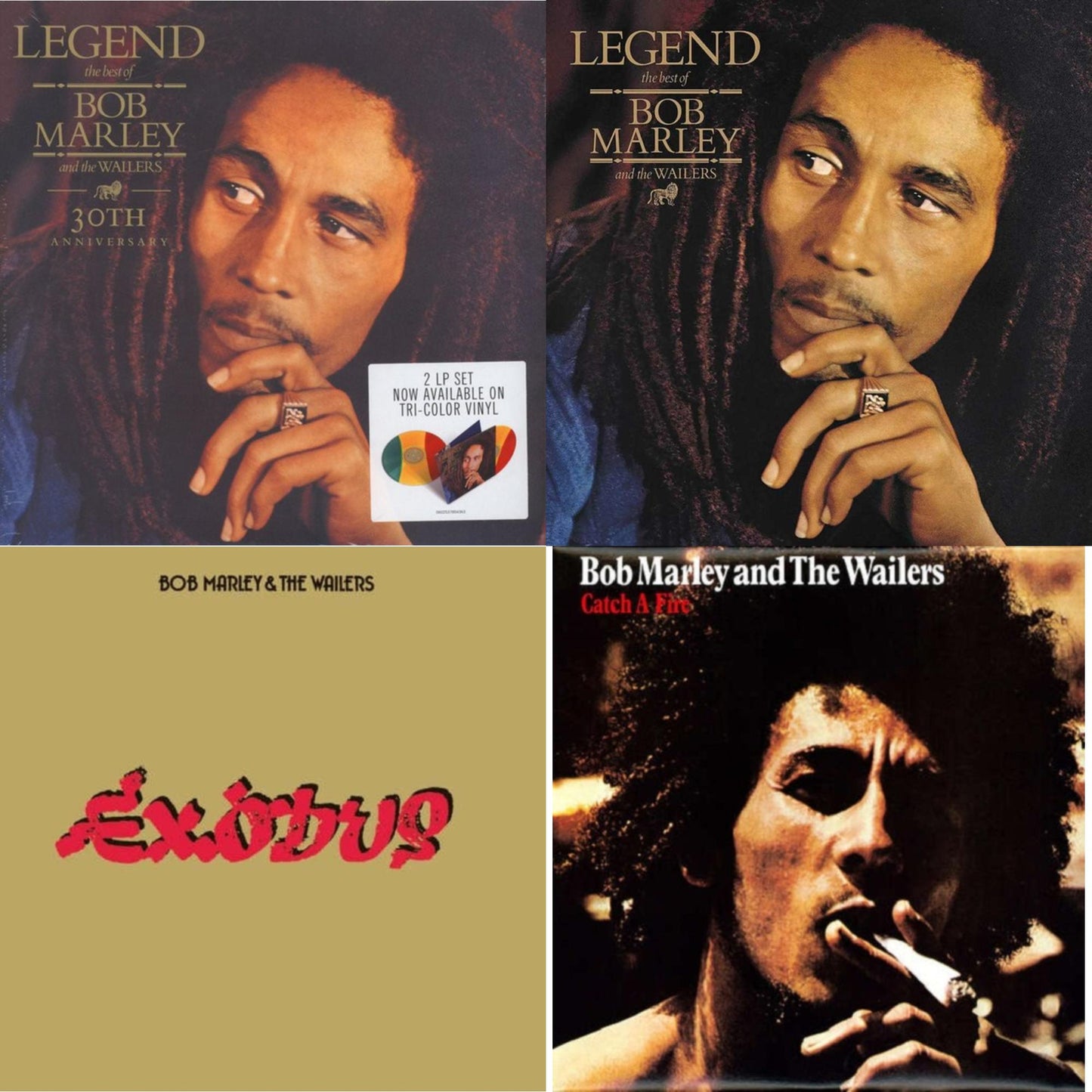 Catch A Fire & Legend - The Best Of Bob Marley & The Wailers (2LP) & Legend (30Th Anniversary) & Exodus
