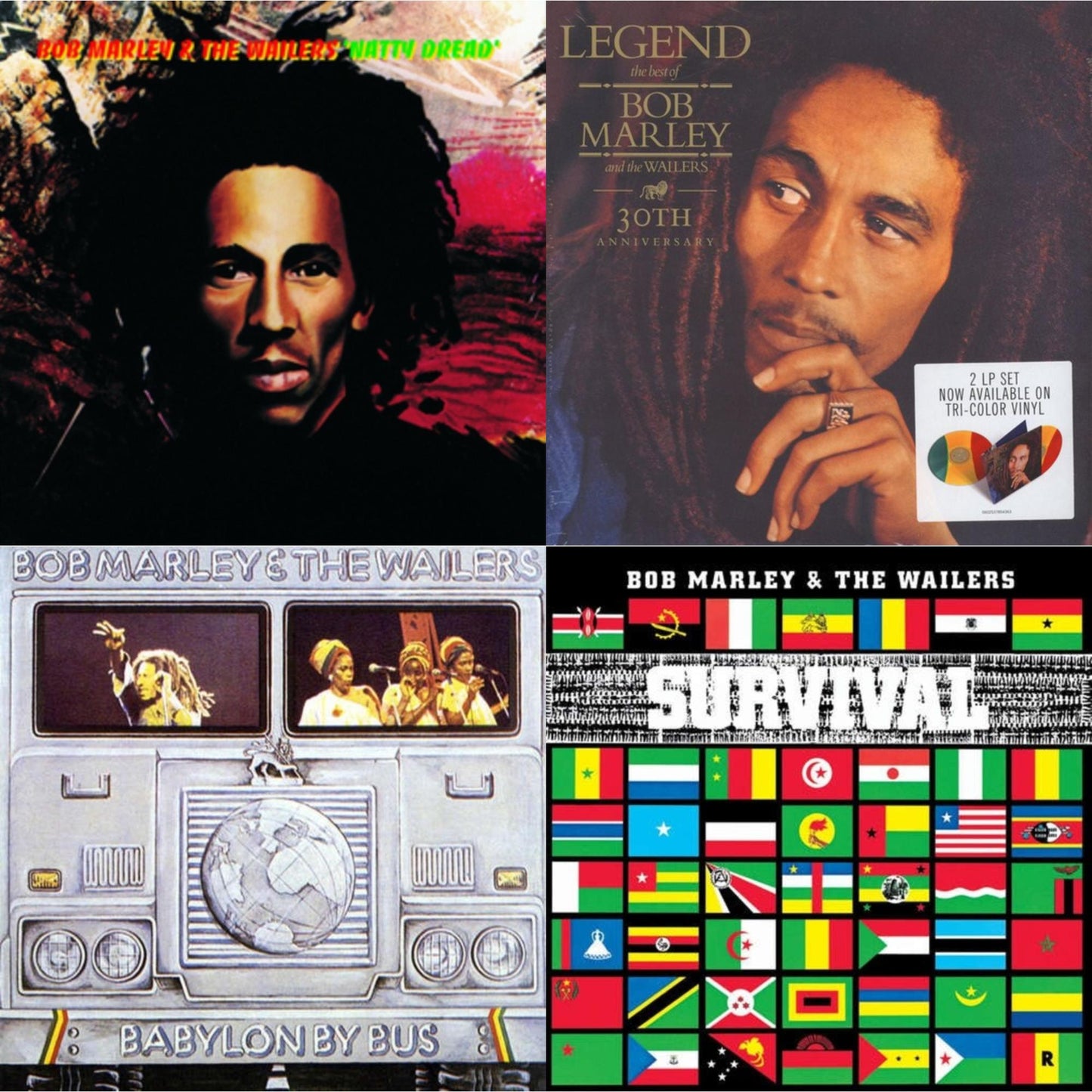 Natty Dread (180G) & Legend (30Th Anniversary) & Babylon By Bus & Survival (180G)
