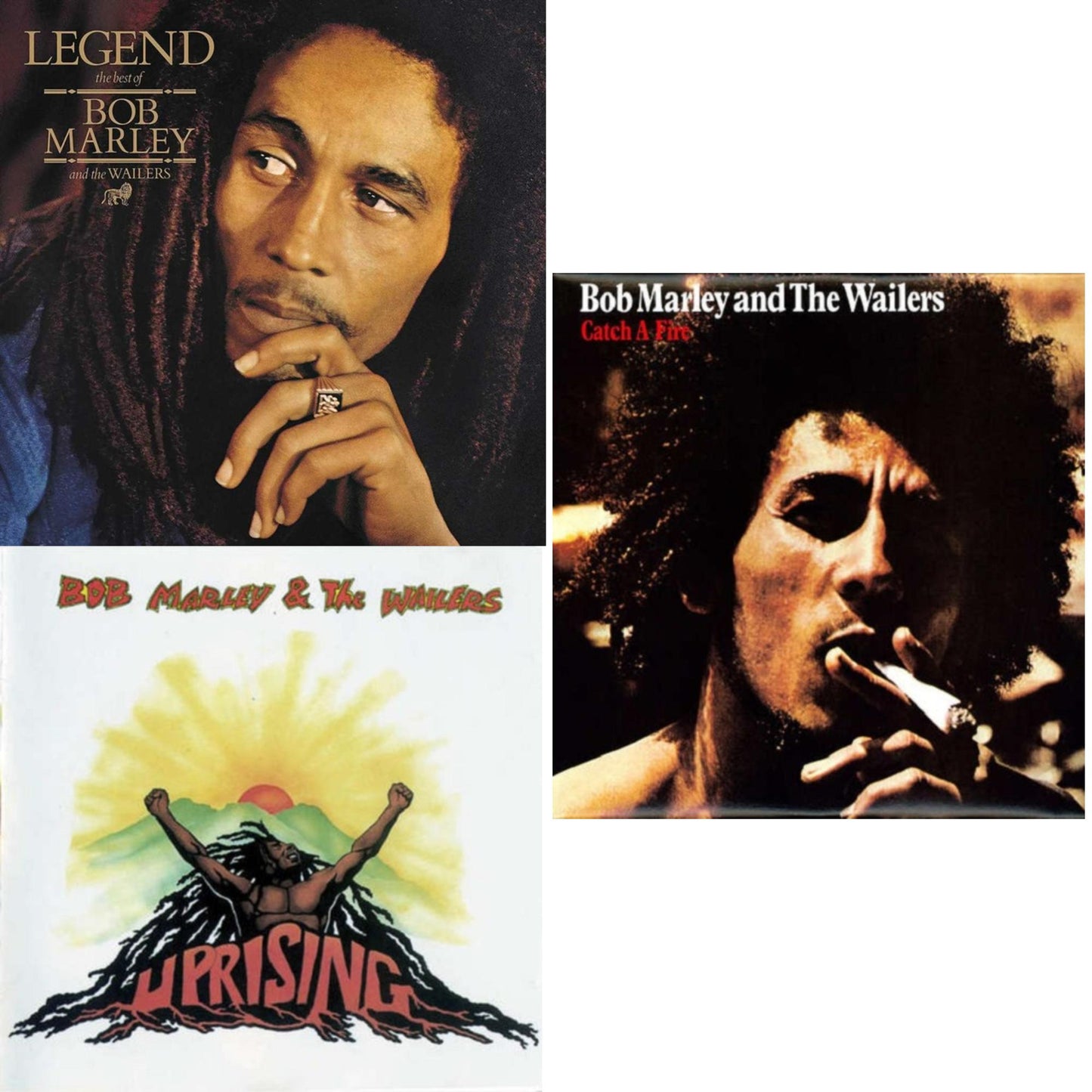 Catch A Fire & Legend - The Best Of Bob Marley & The Wailers (2LP) & Uprising