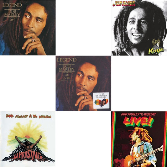 Bob & The Wailers Marley - Legend & Legend (30Th Anniversary) & Live (180G) & Uprising & Kaya 40 (2 LP)