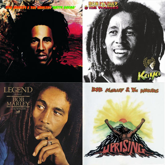 This is a 4 LP Vinyl SKU bundle.
1.This LP Vinyl is brand new.Format: LP VinylMusic Style: ReggaeThis item's title is: Natty Dread (180G)Artist: Bob & The Wailers MarleyLabel: ISLANDBarcode: 600753600665Release Date: 9/25/2015
2.This LP Vinyl is brand new.
