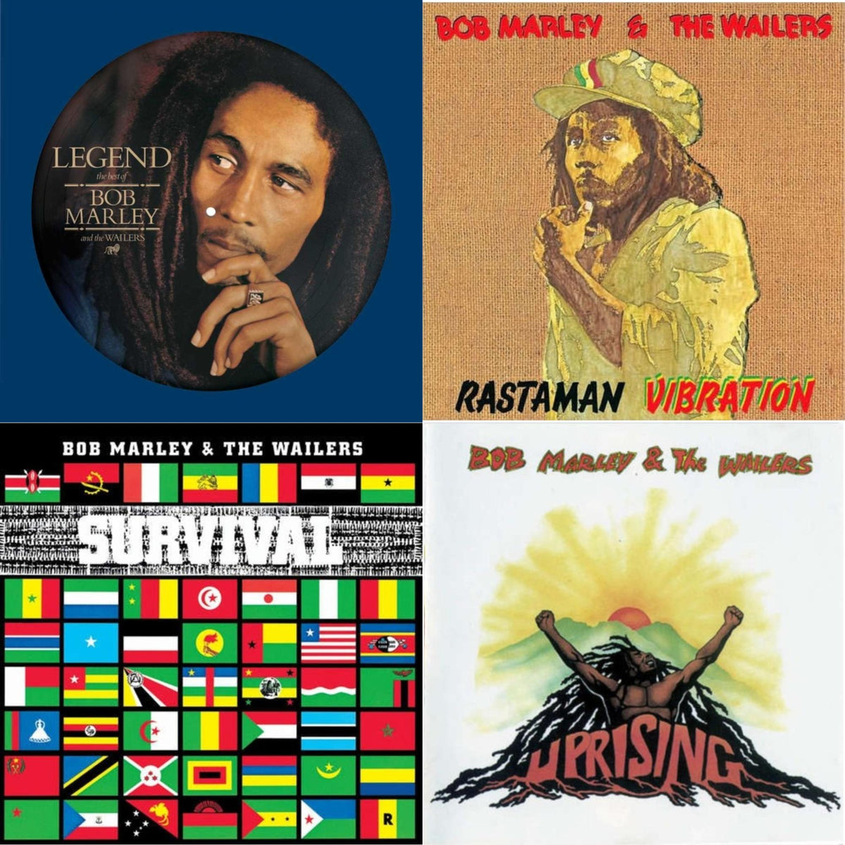 Legend (Picture Disc) & Rastaman Vibration & Survival (180G) & Uprising