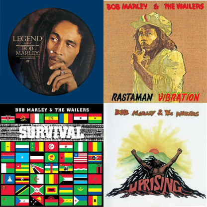 Legend (Picture Disc) & Rastaman Vibration & Survival (180G) & Uprising