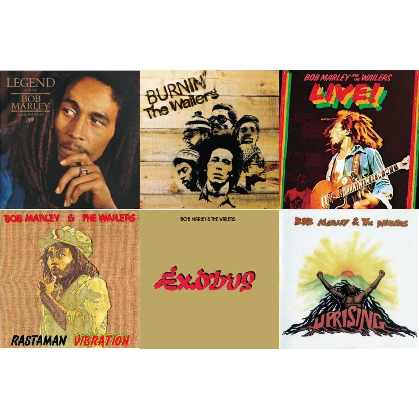 Legend & Burnin (180G) & Live (180G) & Rastaman Vibration & Exodus & Uprising