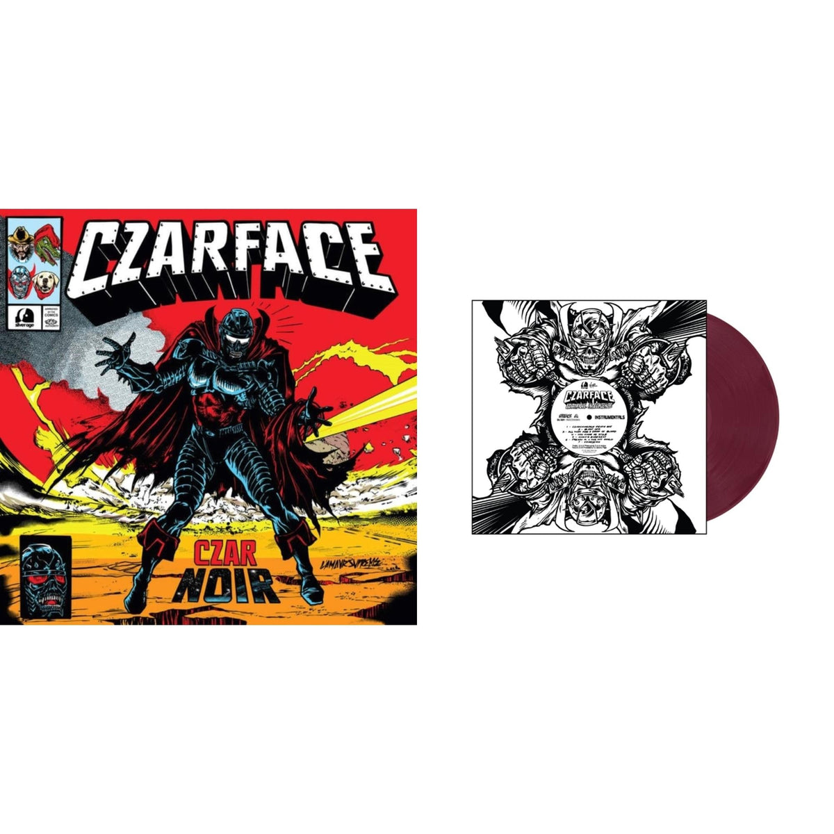 Czar Noir (Red/White LP Vinyl) & Czartificial Intelligence (Instrumentals) (Czarvard Crimson LP Vinyl) (Res Essential)