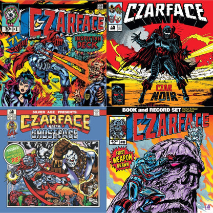 First Weapon Drawn (Sky Blue LP Vinyl) & Czar Noir (Red/White LP Vinyl) & Czarface Meets Ghostface & Czarface