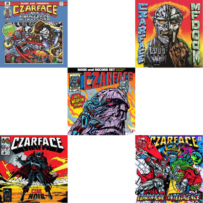 First Weapon Drawn (Sky Blue LP Vinyl) & Czar Noir (Red/White LP Vinyl) & Czartificial Intelligence & Czarface Meets Metal Face & Czarface Meets Ghostface