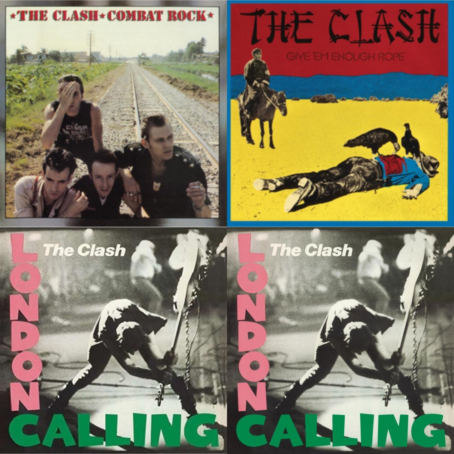 Combat Rock (180G/Remastered) & Give 'Em Enough Rope (180G/Remastered) & London Calling (2LP/180G/Remastered) & London Calling