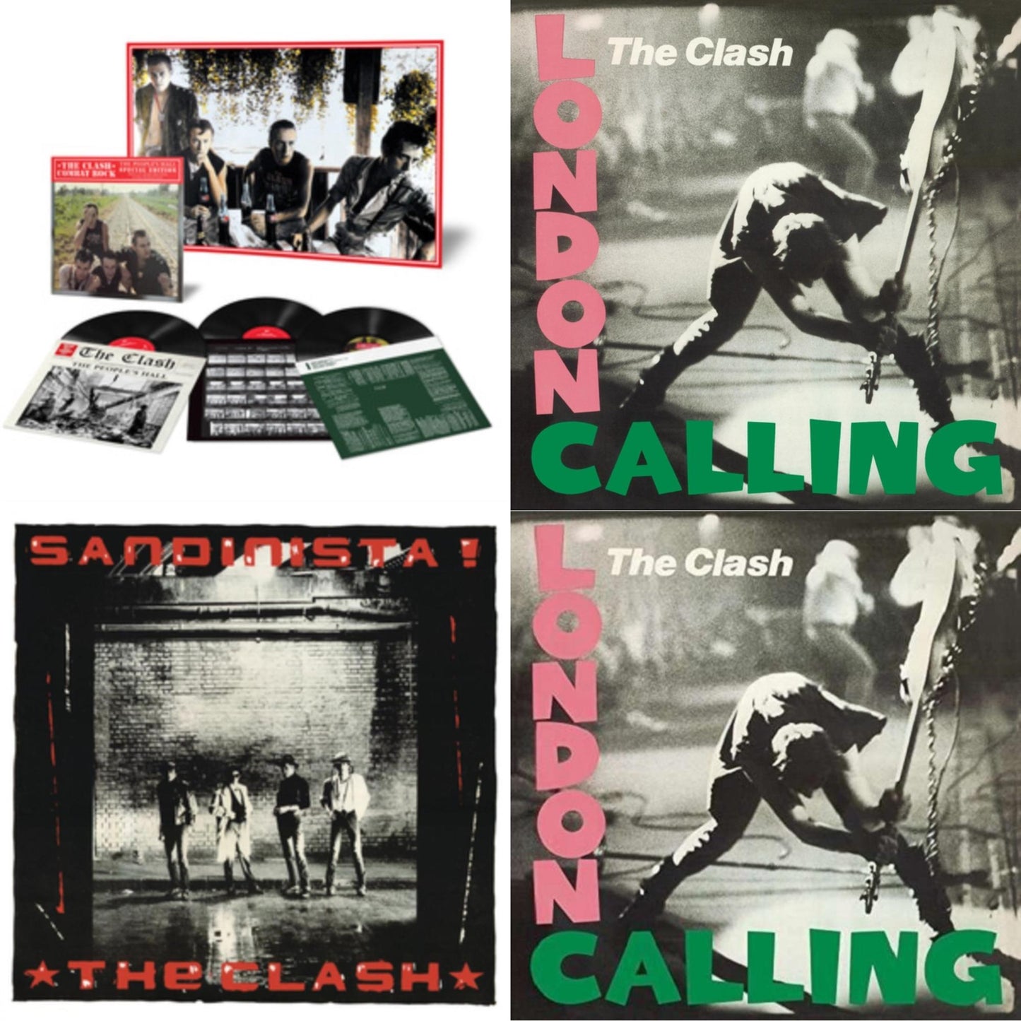 Combat Rock + The People's Hall (Special Edition/3LP/180G) & London Calling (2LP/180G/Remastered) & Sandinista (3LP/180G/Remastered) & London Calling
