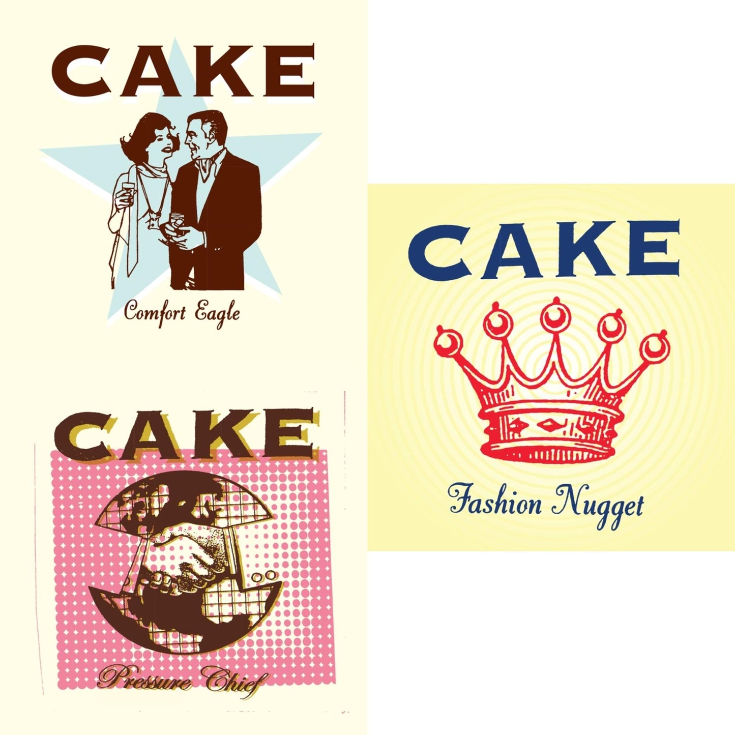 This is a 3 LP Vinyl SKU bundle.
1.This LP Vinyl is brand new.Format: LP VinylMusic Style: Alternative RockThis item's title is: Fashion Nugget (X) (180G)Artist: CakeLabel: LEGACYBarcode: 194399664612Release Date: 7/8/2022
2.This LP Vinyl is brand new.