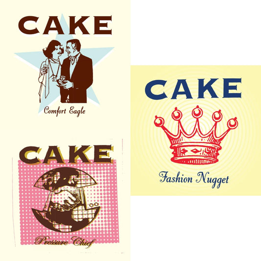 This is a 3 LP Vinyl SKU bundle.
1.This LP Vinyl is brand new.Format: LP VinylMusic Style: Alternative RockThis item's title is: Fashion Nugget (X) (180G)Artist: CakeLabel: LEGACYBarcode: 194399664612Release Date: 7/8/2022
2.This LP Vinyl is brand new.