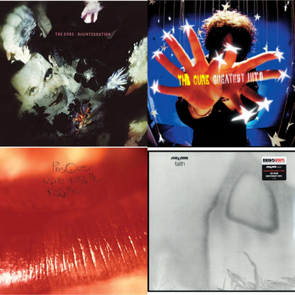 Greatest Hits (2LP) & Kiss Me, Kiss Me, Kiss Me (180G) & Faith (180G) & Disintegration