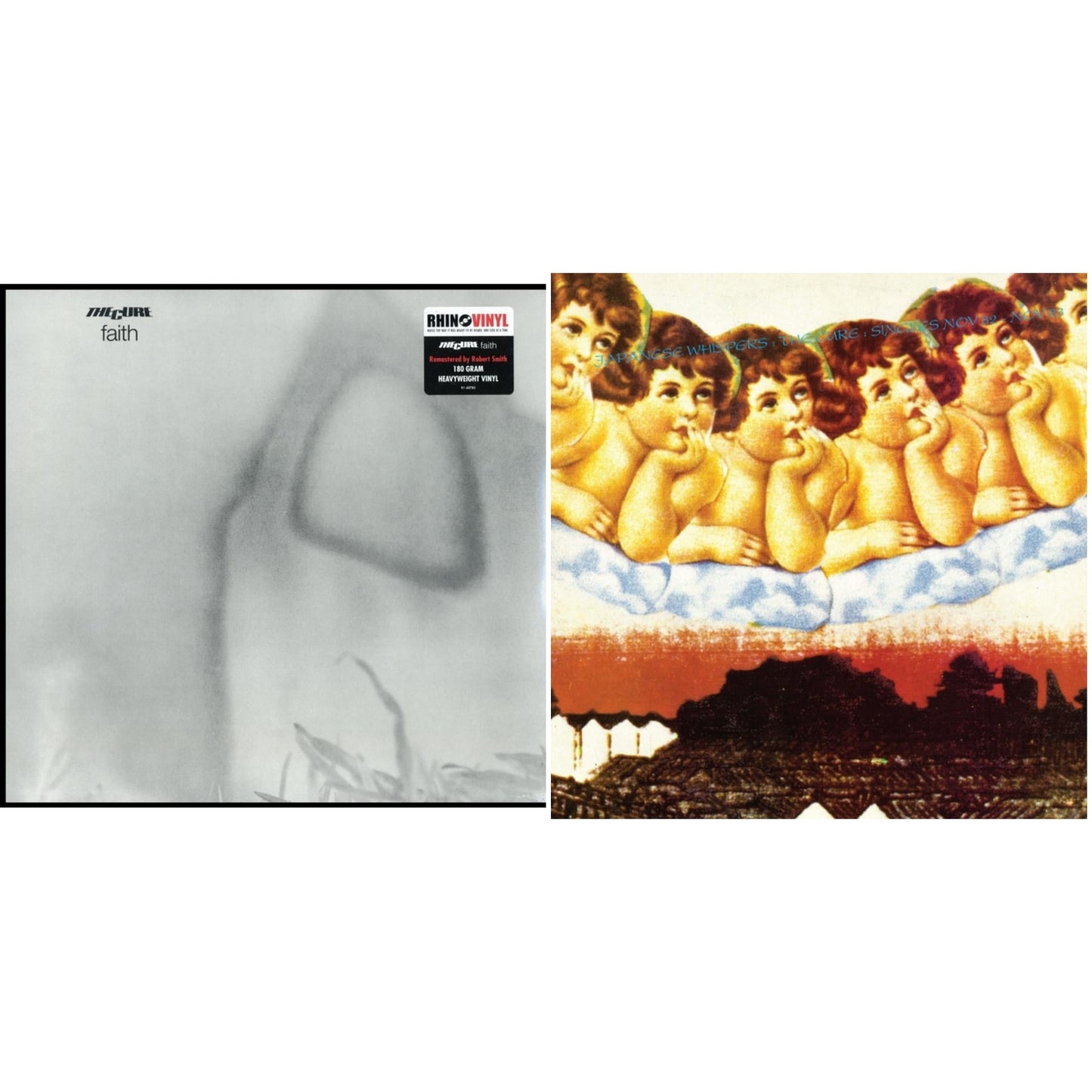 Faith (180G) & Japanese Whispers: The Cure Singles Nov 82:Nov 83 (Clear LP Vinyl/Transclear Sleeve W/ Inner Bag)