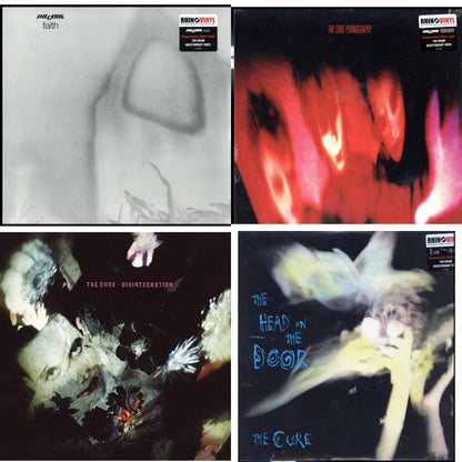 This is a 4 LP Vinyl SKU bundle.
1.This LP Vinyl is brand new.Format: LP VinylMusic Style: Alternative RockThis item's title is: Head On The Door (180G)Artist: CureLabel: ELEKTRA CATALOG GROUPBarcode: 081227944056Release Date: 9/6/2016
2.This LP Vinyl is brand new.