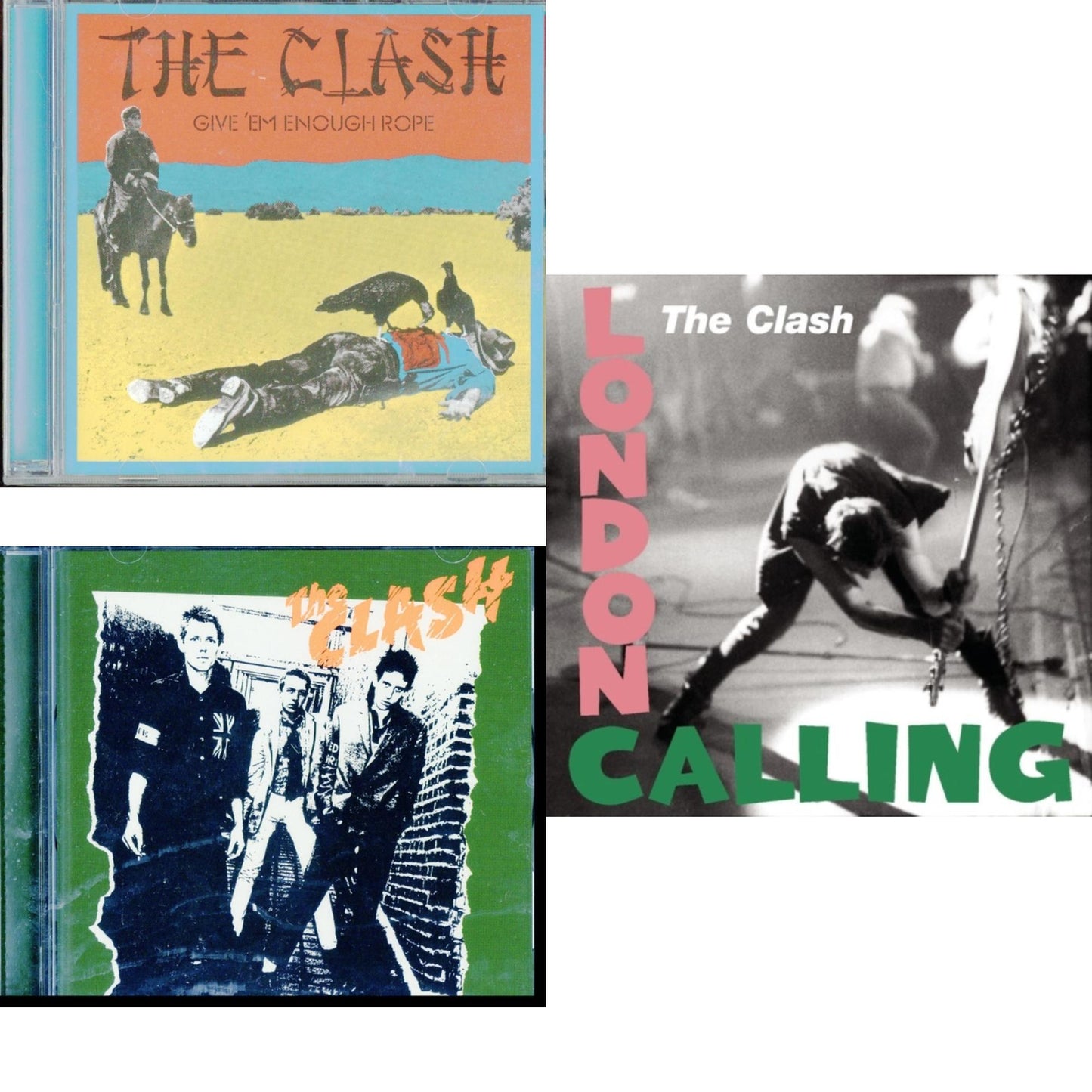 Clash - Clash (Us Edition) & Give Em Enough Rope & London Calling - CD Bundle