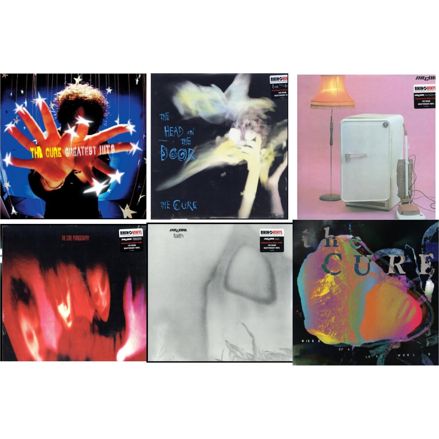 Greatest Hits (2LP) & Head On The Door (180G) & Three Imaginary Boys (180G) & Pornography (180G) & Faith (180G) & Mixes Of A Lost World (180G/Biovinyl/2LP) (Half-Speed)