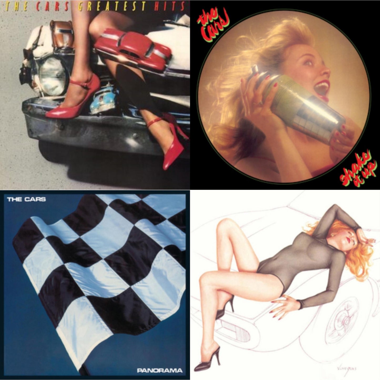 This is a 4 LP Vinyl SKU bundle.
1.This LP Vinyl is brand new.Format: LP VinylMusic Style: Pop RockThis item's title is: Greatest Hits (Translucent Ruby Red LP Vinyl) (Rocktober)Artist: CarsLabel: ElektraBarcode: 081227819217Release Date: 10/6/2023
2.This LP Vinyl is brand new.