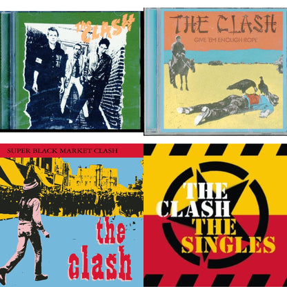 Clash (Us Edition) & Give Em Enough Rope & Super Black Market Clash & Singles