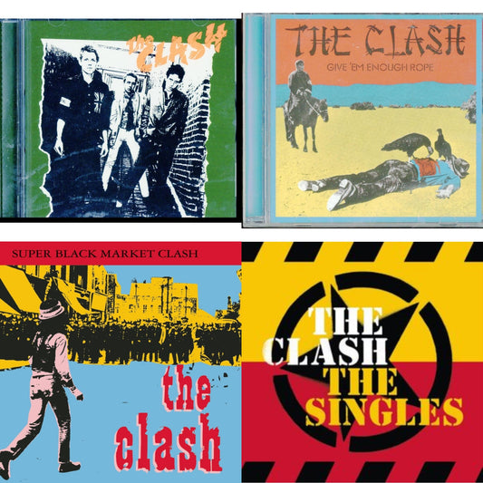 Clash (Us Edition) & Give Em Enough Rope & Super Black Market Clash & Singles