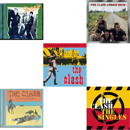 Clash (Us Edition) & Give Em Enough Rope & Super Black Market Clash & Combat Rock & Singles